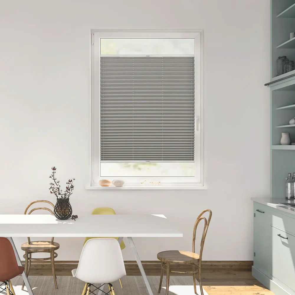 Badezimmer Plissee leicht glänzend Lille